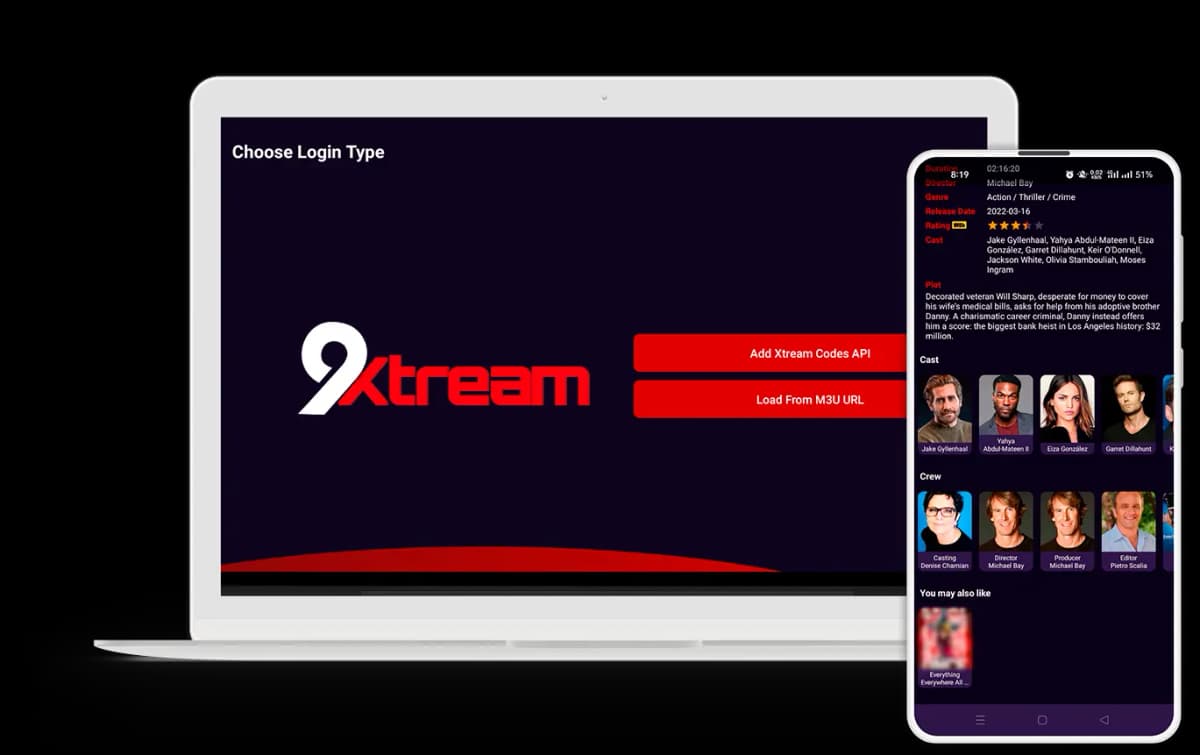 9Xtream — app IPTV para Fire Stick e Smart TV