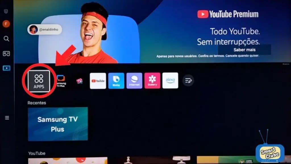 Passo 1 — Abra a loja de apps da sua Smart TV