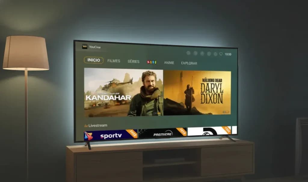 YouCine na TV — app fora do ar